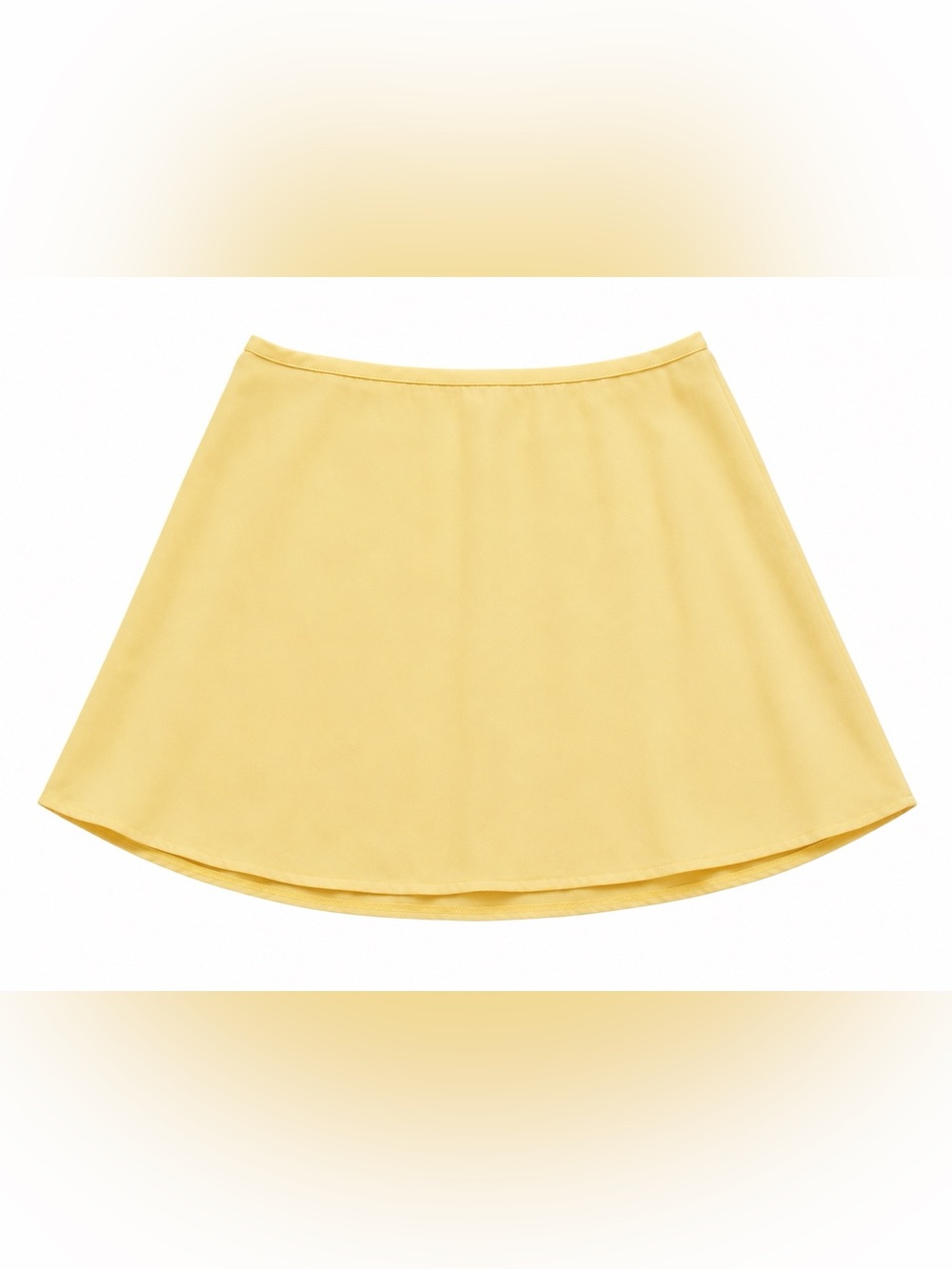 Vintage 1960s yellow mini skirt